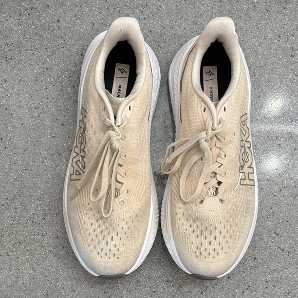 Hoka Shoes - Hoka Cream Beige Athletic Shoes